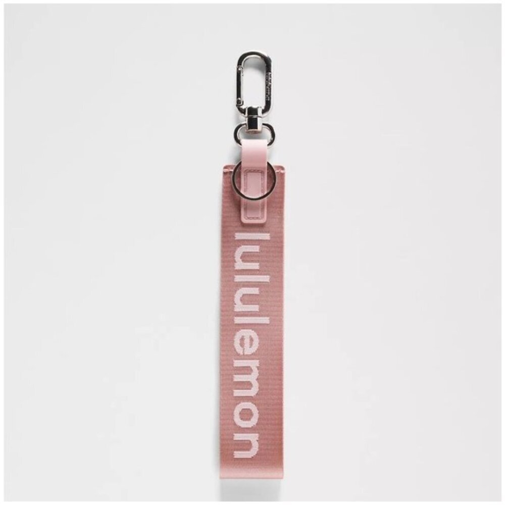 NWT Never Lost Keychain - Pink Haze/White